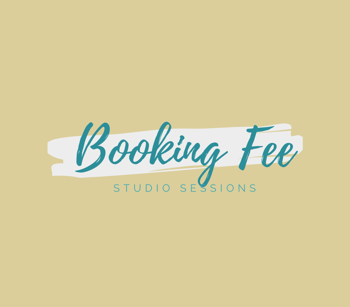 Studio Session-Booking fee